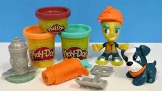 Play-Doh Town Road Worker Unboxing & Modeling by Toys Magic Surprises