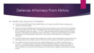 The Role of a Defense Attorney
