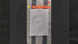 Hanuman ji drawing | Hanuman ji drawing tutorial | Lord hanuman face drawing #shorts #short #viral