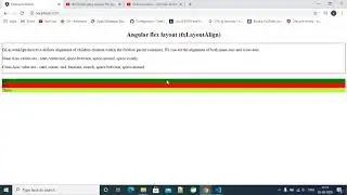 flex layout align | angular flex layout align | fxLayoutAlign