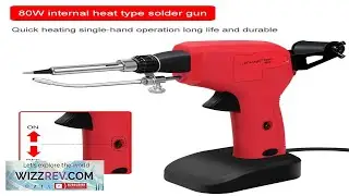 LEFAVOR 80W Soldering Iron Gun Hand held Internal Heating Soldering Iron Auto Send