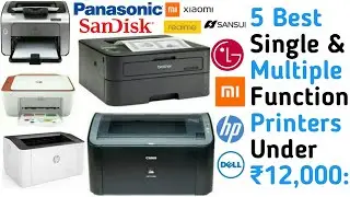 5 Best 👌 👌 Single & Multiple Function Printers Under ₹12,000:- #shorts #printers #hp #dell #samsung
