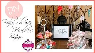 Baby Shower Headband Station - Baby Shower Headband Kit Baby Shower Activities Hairbow Supplies, Etc