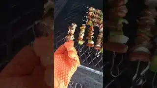 what kabobs do to me #grilling #pitboss #kabobs #delicious #wehavethemeats