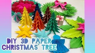 3D Paper Christmas Tree | Christmas Tree Making | How to Make Paper Christmas Tree | Christmas Tree