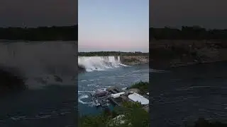 Niagara Falls: Nature's Majestic Masterpiece Unveiled from the Canadian side.