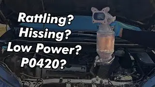 How to Replace Catalytic Converters 2012-2014 Honda CR-V | Fix P0420, Rattling & Hissing at High RPM