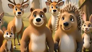 Bhalu Aur Montu 🐻🦔 | Funny Jungle Story for Kids | Learn Kindness & Friendship