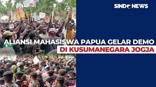 Demo Aliansi Mahasiswa Papua di Yogyakarta Diwarnai Kericuhan, Massa Bentrok dengan Polisi