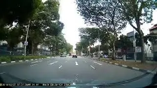 #SLP6581Z 27Feb2019 07:54am Recklessly turning left no stopping at stop line to overtake from left