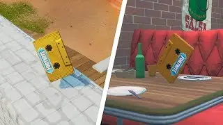 Collect Visitor Recording in Moisty Palms and Greasy Grove Locations - Fortnite (Out of Time)