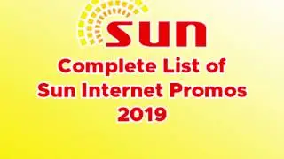 COMPLETE list of SUN CELLULAR Internet Promos 2019