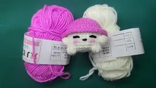 Crochet easy and simple mushroom head tutorial 