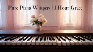 🎹🌸 Gentle Solo Piano Jazz: 1 Hour Whispers of Tranquil Grace | Relaxing Ambient Layers