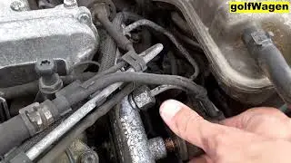 VW Touareg fuel pressure sensor replacement