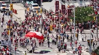 Skydiver injured after crashing at Canada Day performance