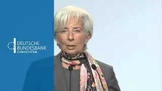 Lecture by Christine Lagarde in Frankfurt / Christine Lagarde h&auml;lt Vortrag in Frankfurt