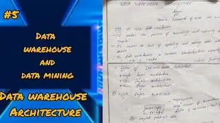 #5 Data warehouse Architecture #dwdm |Data warehousing and Data mining|