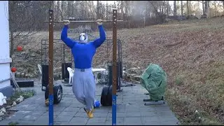What REAL STRICT Pull Ups LOOK LIKE At 260 Lbs Body Weight | #Bodybuilder #Bodybuilding #Motivation