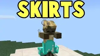 SKIRTS IN MCPE // minecraft pe trick [Minecraft PE 1.0.5]