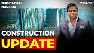 M3M CAPITAL | MANSION | CONSTRUCTION UPDATE | 17 AUG 25 #housypoint #m3m 