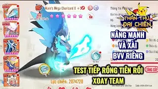 Thần Th&uacute; Đại Chiến - N&acirc;ng mạnh Test tiếp Alain 's Mega Charizard X bảo vật v&agrave;ng ri&ecirc;ng rồi xoay Team