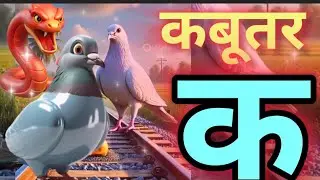 Ka se gya Tak varnmala || का कबूतर से ग्या से ज्ञानी तक  || rhymes || kids || Day-6