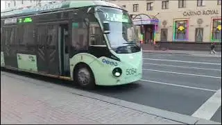 Троллейбус:АКСМ 433 ,,Vitovt Max,, №5054, маршрут №22  Г Минск