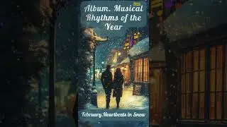 February  Heartbeats in Snow: #HeartbeatsInSnow, #RomanticJazz, #FebruaryLove, #JazzWarmth