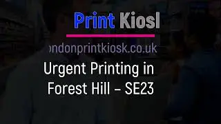 Forest Hill SE23 | Convenient Walk-In Self-Service Printing
