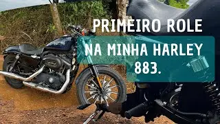 Primeiro rolê na minha Harley 883