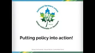 The NFU putting policy into action by Cathy Holtslander