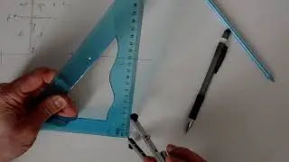 Deltoid szerkesztése, két átlójából, és az egyik oldalából