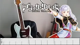 [TABS] Black Clover OP3【Black Rover】Guitar Cover