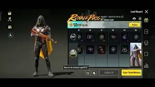 PUBG mobile || M19 Royal pass || 50 RP || mythic outfit