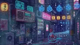 Snowfall at Night &mdash; LoFi Music for Sleeping, Studying & Night Chill 🌠