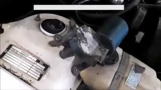 Wiper motor replacement Volvo 240 GL Install Remove Replace