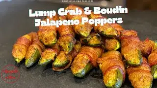 Lump Crab and Boudin Jalapeno Poppers | Toothpiks BBQ