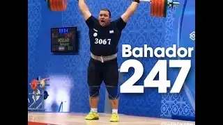 Bahador Moulaei 247kg Clean & Jerk 2016 Asian Weightlifting Championships