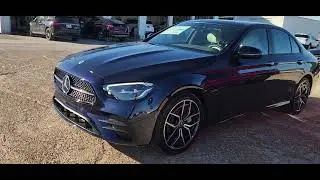 2023 Mercedes Benz E350 Nautical Blue Metallic
