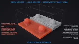 TEST 035 open VDB for LightWave / advect Node
