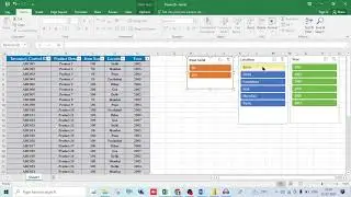 How to use slicer in excel✅(Hindi)