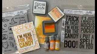 9-11-23 Custom Blend Distress Oxide Ink Pads with Teresa