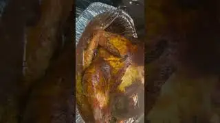 Whole Roasted Juicy Turkey 😍 #shorts #roastturkey #juicyturkey #viral