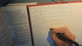 Copying Ulysses by hand. Wandering Rocks, pages 316-319