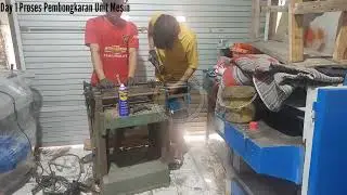 Pengerjaan Mesin Single Planer 41 Type AN16