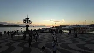 Lisbon Sunset 🌅 | Monument of Discoveries | Relaxing View | Portugal