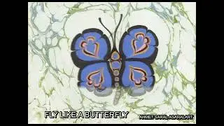 Butterfly , Kelebek , Unique marbled paintings by Ahmet Saral- Asaralart