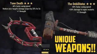 Fallout 76 - The Debilitator and Tone Death Weapons Spotlight (Unique)