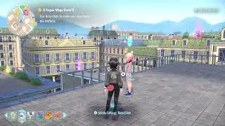 Fly over building by using Rotom in Pokemon LEGEND ZA